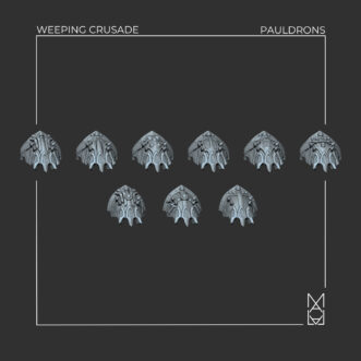 WEEPING CRUSADE CUSTODIAN PAULDRONS