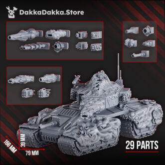 AGGLOMERATE CONTAMINATED BATTLE TANK