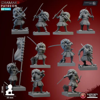 AKAI SHOGUNATE - KATANA SAMURAI