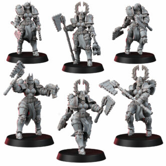 CHAOS ANIME DAUGHTERS OF KHORNE BERSERKERS