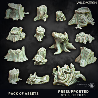 DECORATIONS ASSETS TREE TRUNKS
