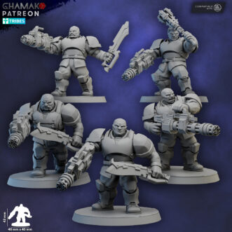 FREEDOM GUARD OGROID SHOCK TROOPS GATLING