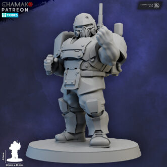 FREEDOM GUARD OGROID SHOCK TROOPS RADIO OPERATOR