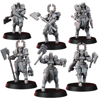 CHAOS ANIME DAUGHTERS OF KHORNE BERSERKERS