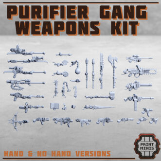 PURIFIERS ZEALOT GANG WEAPONS KIT