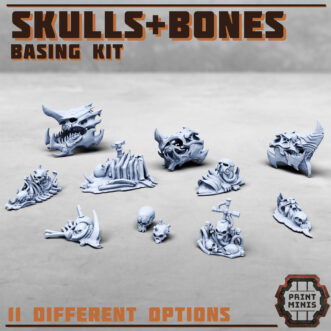 STACK CITY SKULLS AND BONES BASING KIT