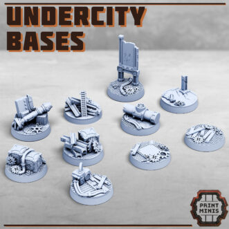 UNDERCITY SCENIC BASES 25 MM