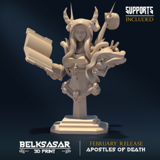 APOSTLES OF DEATH - BUST (PIN-UP)