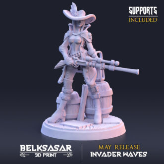 INVADER WAVES - DEEP SEA HAWKEYE LIEUTENANT (NSFW)