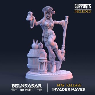 INVADER WAVES - PIRATE BARTENDER CALAMITY