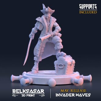 INVADER WAVES - PIRATE DEEPSEA RUTHLESS COMMODORE