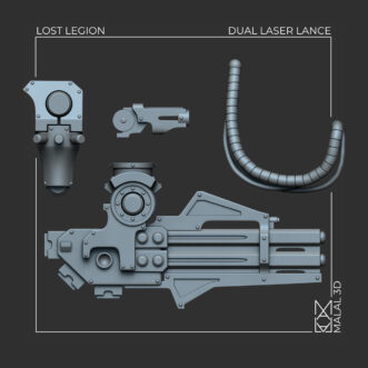 LOST LEGION WAR COFFIN DUAL LASER LANCE