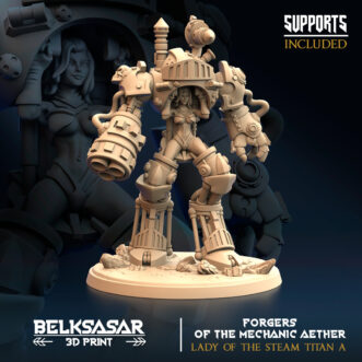 MECHANIC AETHER LADY OF THE STEAM TITAN V1