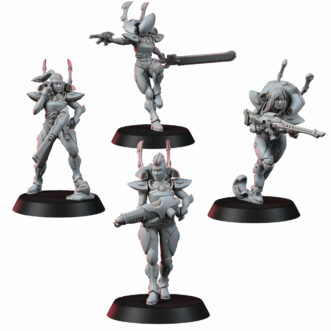 SPACE ELF MALE SOLDIERS SQUAD V2