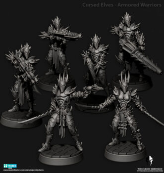 CURSED ELVES ARMORED WARRIORS
