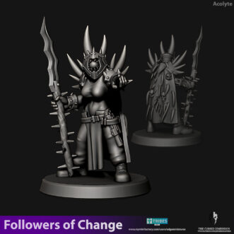 FOLLOWERS OF CHAOS ACOLYTE (PIN-UP)