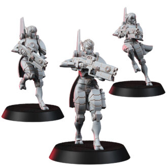 GREATER HEIWA PROTECTORS WITH CARBINES