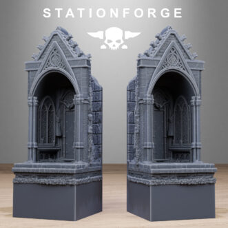 CHURCH DIORAMA STAND V3