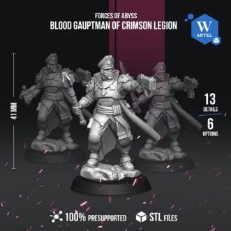 FORCES OF ABYSS BLOOD GAUPTMAN OF CRIMSON LEGION
