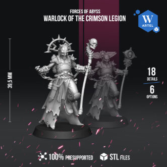 FORCES OF ABYSS WARLOCK OF THE CRIMSON LEGION