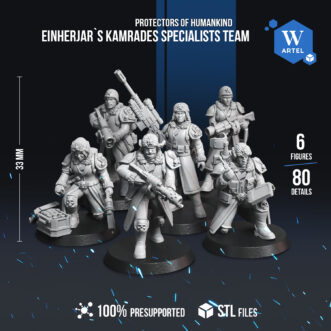 PROTECTORS OF HUMANKIND EINHERJARS KAMRADES SPECIALISTS TEAM