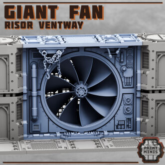 RISOR VENTWAY GIANT FAN AND IRIS DOOR