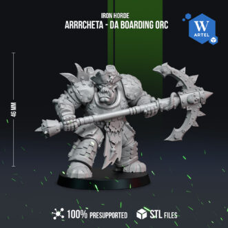 IRON HORDE ARRRCHETA DA BOARDING ORC