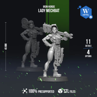 IRON HORDE LADY MECHBAT