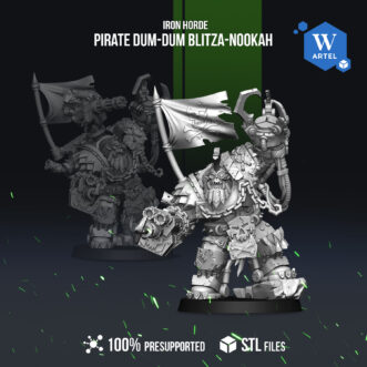 IRON HORDE PIRATE DUM-DUM BLITZA-NOOKAH