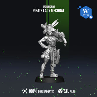 IRON HORDE PIRATE LADY MECHBAT
