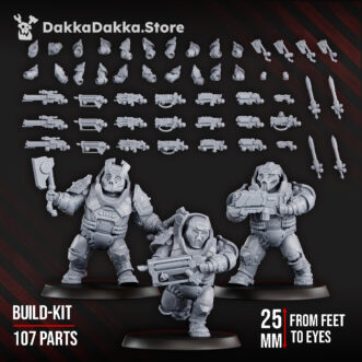 STARFORGED CLANS NIBELUNG WARRIORS BUILD KIT