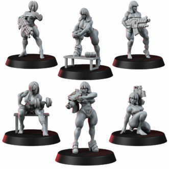 BATTLE NUN LOCKER ROOM SISTERS (6U)