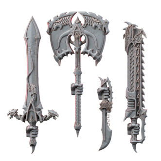 DARK CHAOS WEAPONS SET (4U) (LEFT)