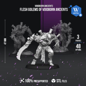 VOIDBORN ANCIENTS FLESH GOLEMS (3U)