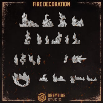 CURSED COMPANY FIRE DECORATION
