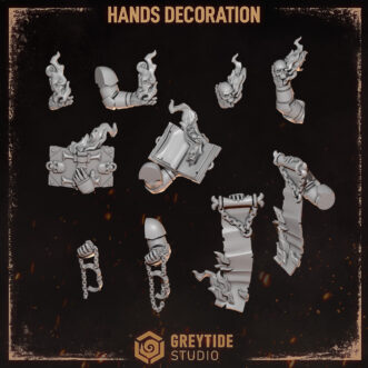 CURSED COMPANY HAND DECORATION (LEFT)