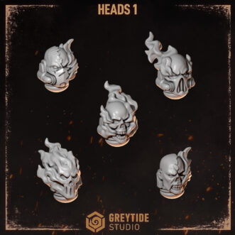 CURSED COMPANY HEADS V1