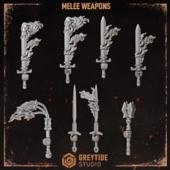 CURSED COMPANY MELEE WEAPONS