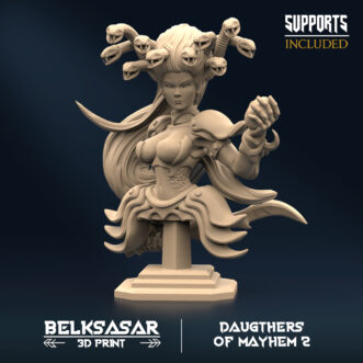 DAUGHTERS OF MAYHEM MEDUSSA BUST