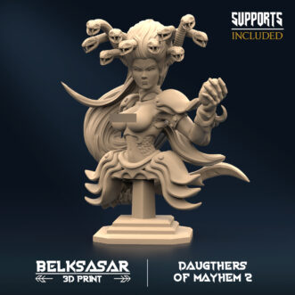DAUGHTERS OF MAYHEM MEDUSSA BUST (NSFW)
