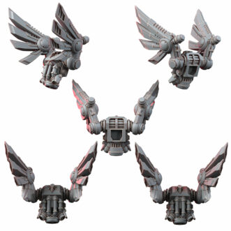 IMPERIAL RAVEN COMMANDER JETPACKS SET (5U)