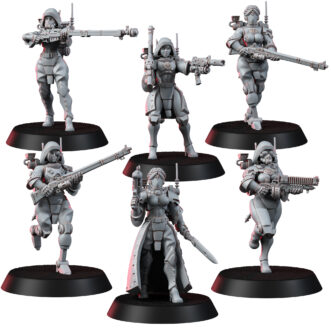 MECHANIC ADEPTS ANIME TECH PRIESTESS RANGERS