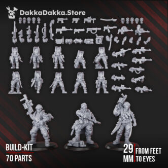THE ALCAT RATS INFANTRY SQUAD (BUILD KIT)