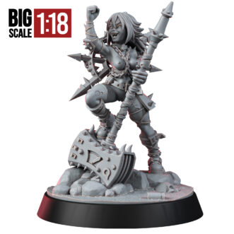CHAOS CULTIST CHAN BOOMHAMMER (NSFW) (SCALE 1:18)