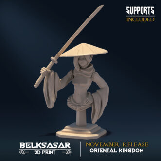 ORIENTAL KINGDOM – RONIN BUST (PIN-UP)