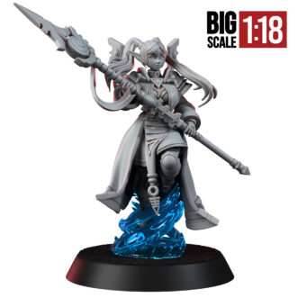 SPACE ELF ANIME FARSEER FRIEREN V1 (PRINTING WITH TRANSPARENT RESIN) (SCALE 1:18)