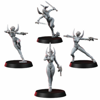 SPACE ELF FEMALE GANGSTERS TEAM 2 (NSFW)