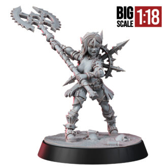 CHAOS CULTIST CHAN SAWREAPER (NSFW) (SCALE 1:18)