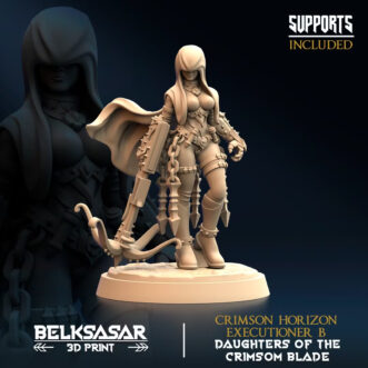 DAUGHTERS OF THE CRIMSOM BLADE CROSSBOW ARCHER CRIMSON HORIZON EXECUTIONER (6U)