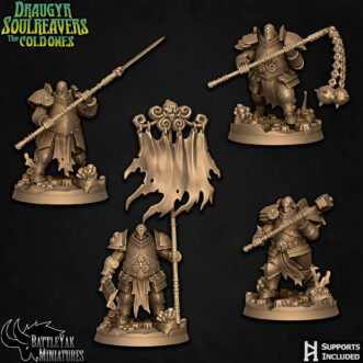 DRAUGYR SOULREAVERS BYSSJR COLD ONE SPECIALISTS (8U)